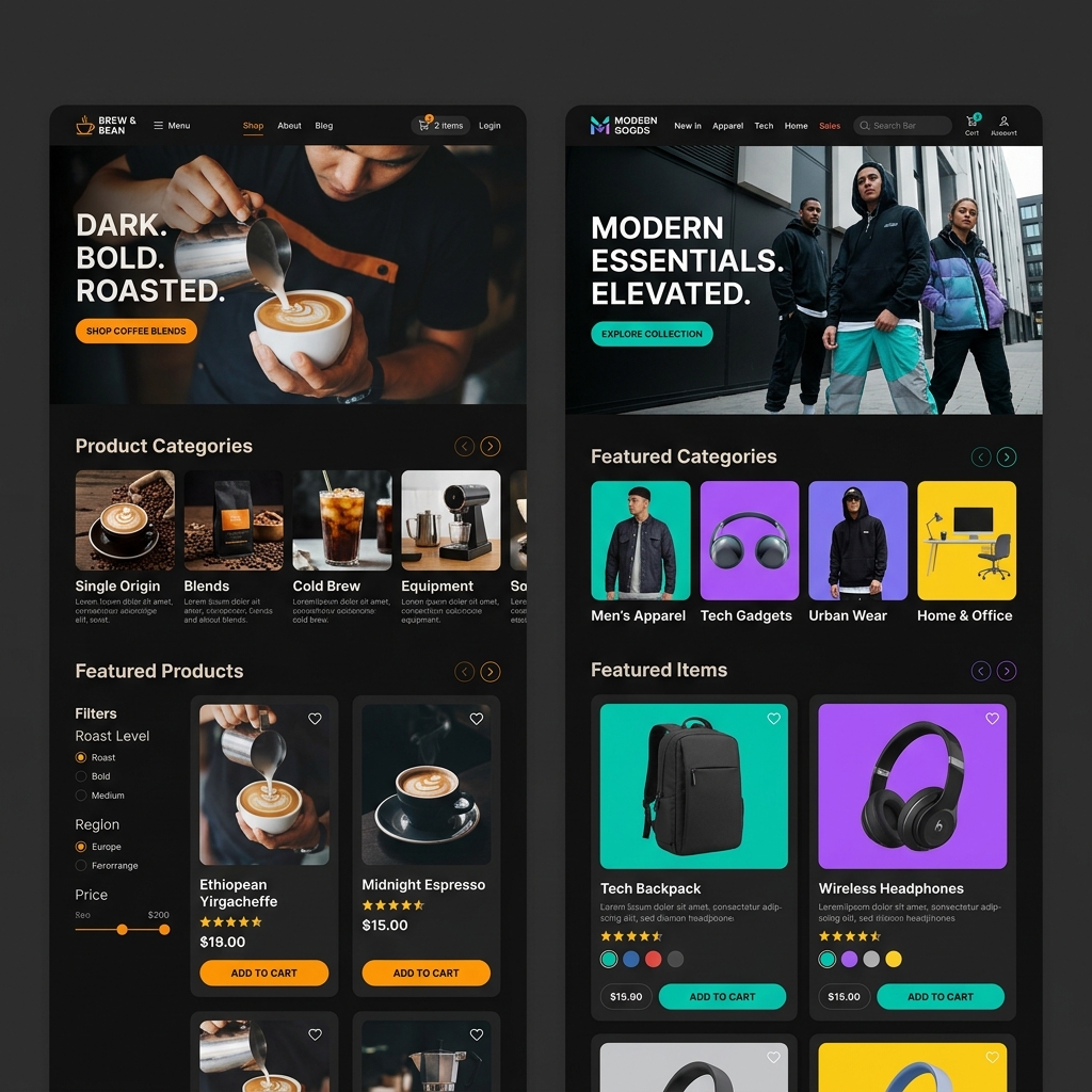 E-commerce y Sitios Web